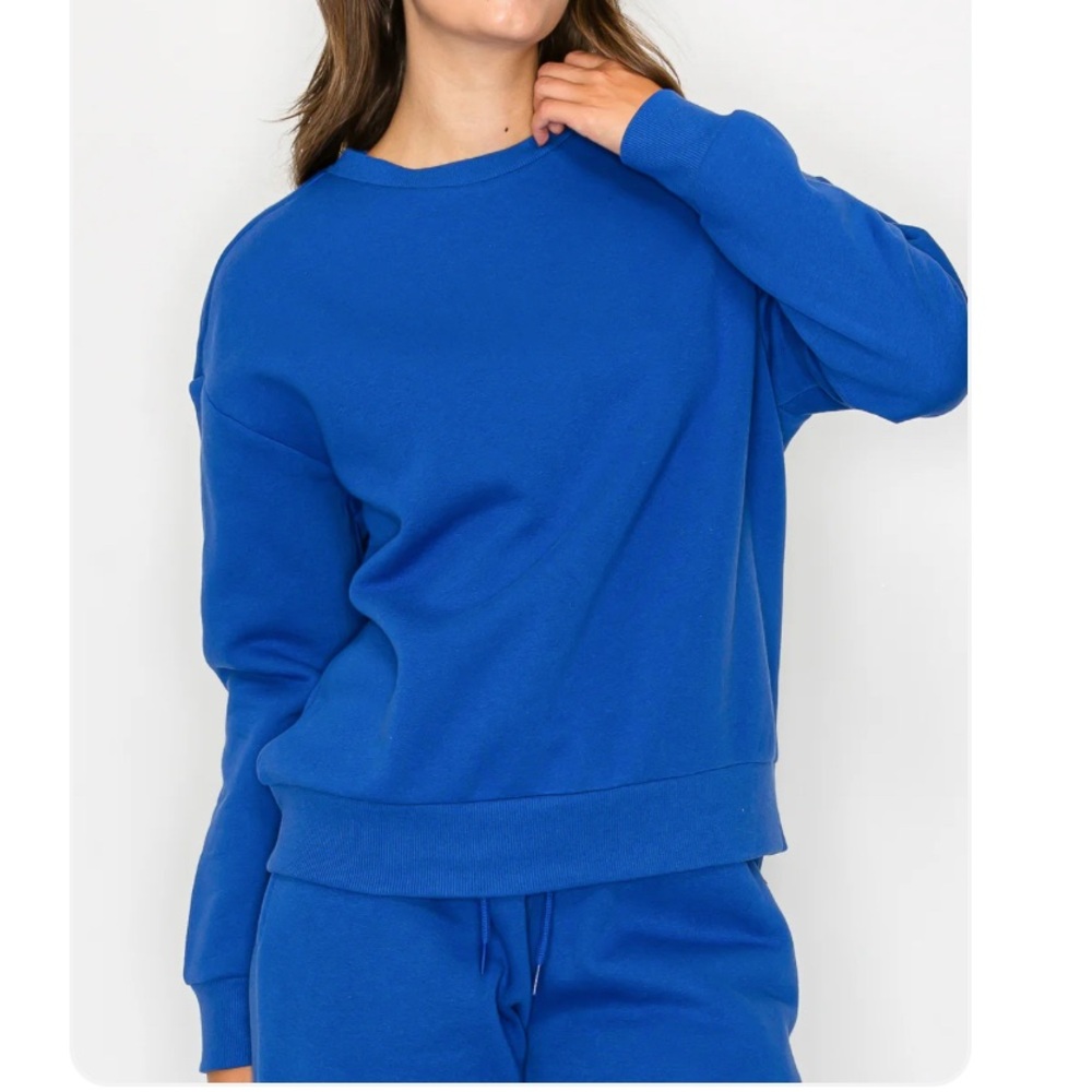 Blue Crewneck Sweatshirt
